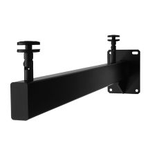 Wspornik daszka szklanego 60x30 mm - dla wysięgu szkła 1m - czarny RAL 9005